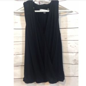 Max Studio Wrap Sleeveless Top